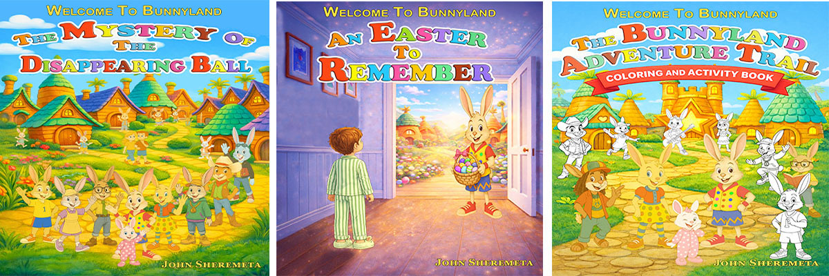Three Bunnyland books